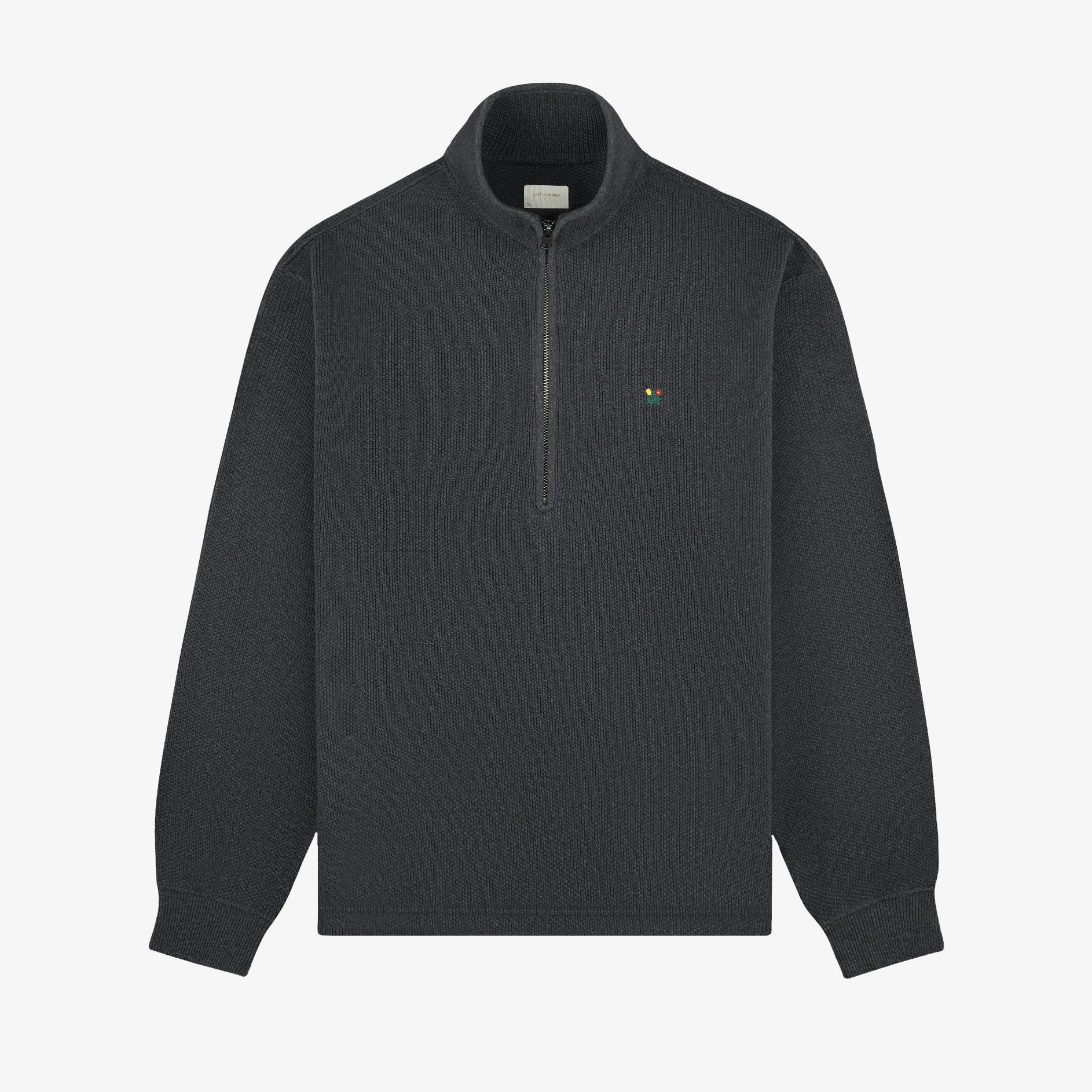 Crest Piqué Half-Zip Pullover
