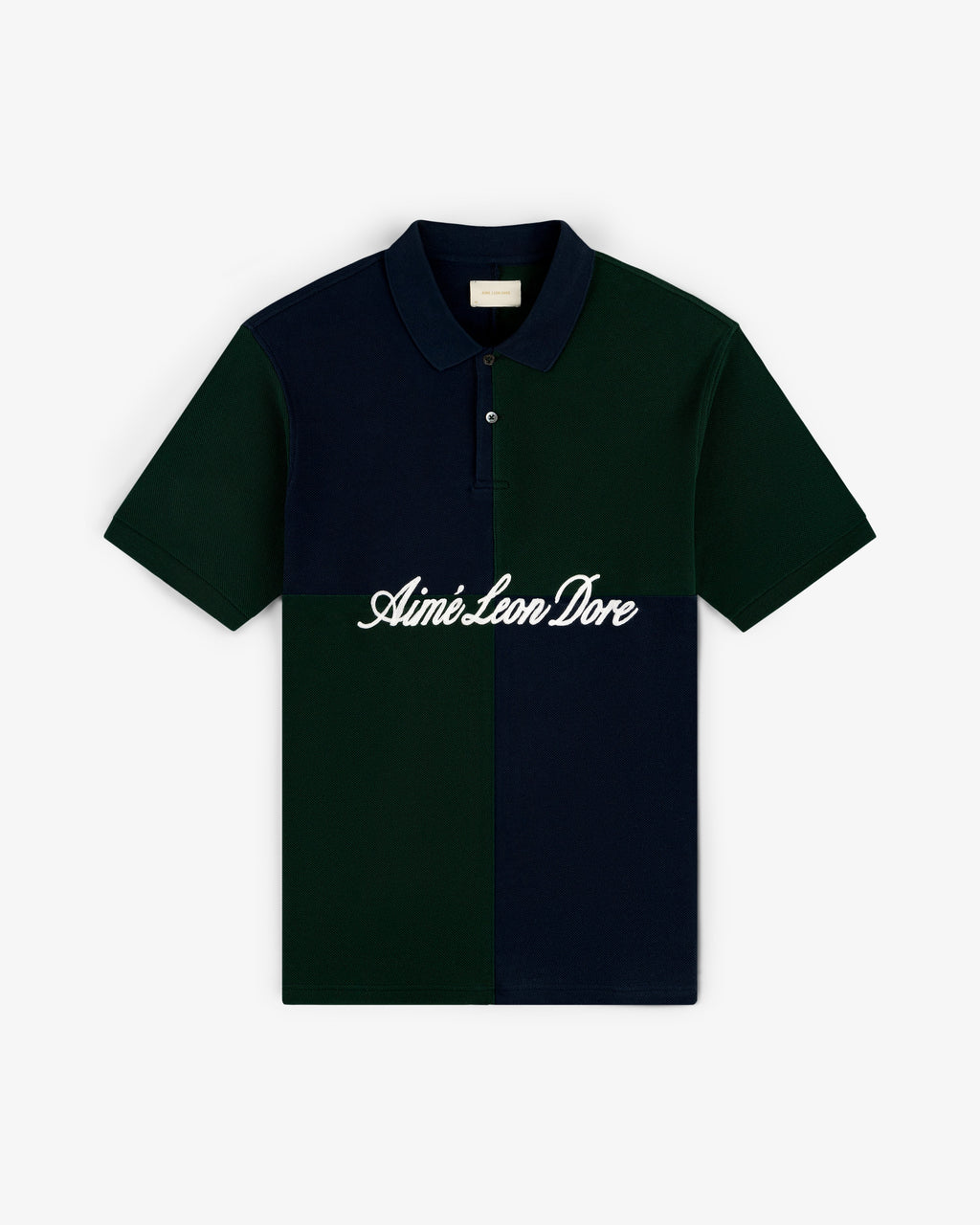 Color Blocked Pique Polo