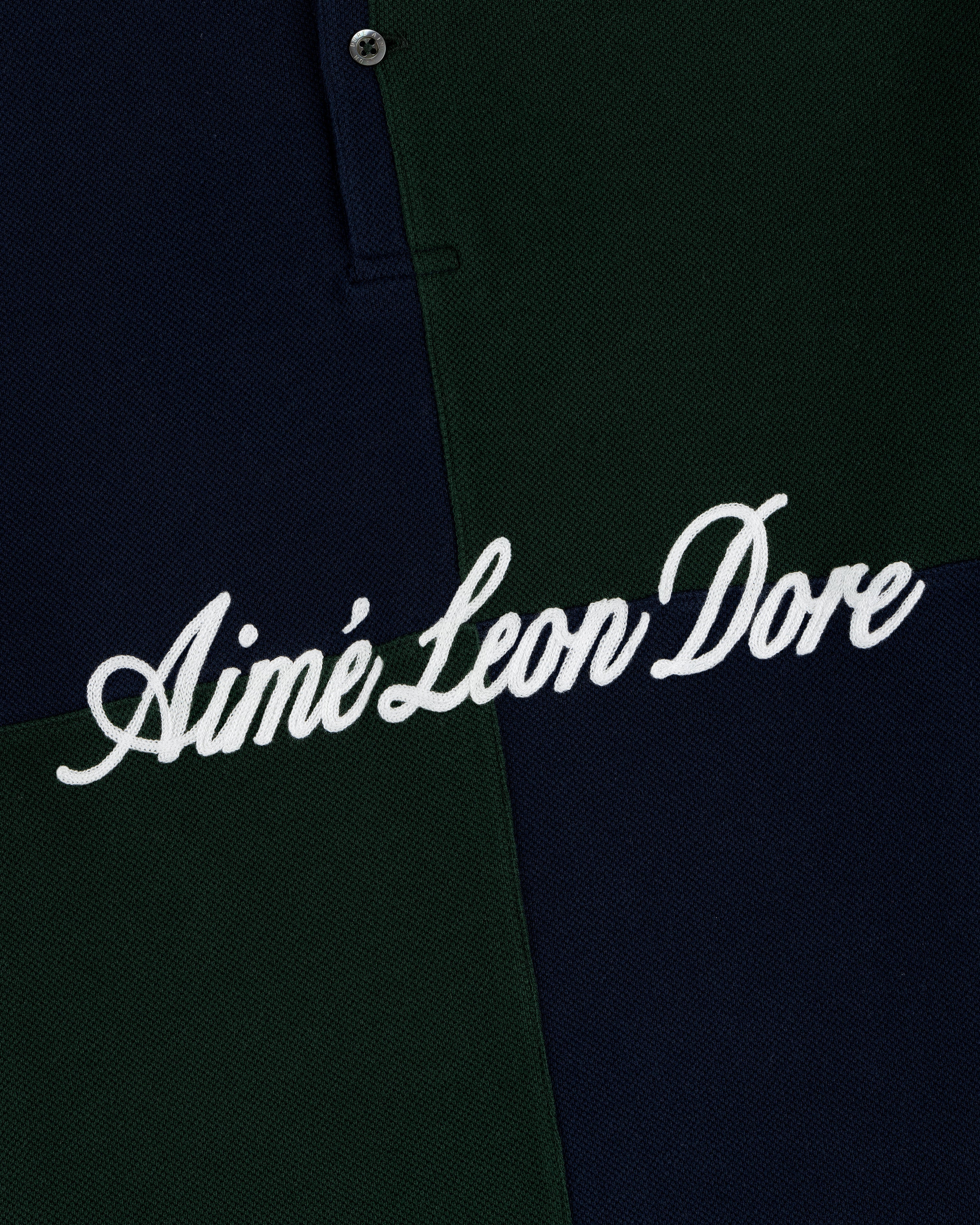 Color Blocked Pique Polo