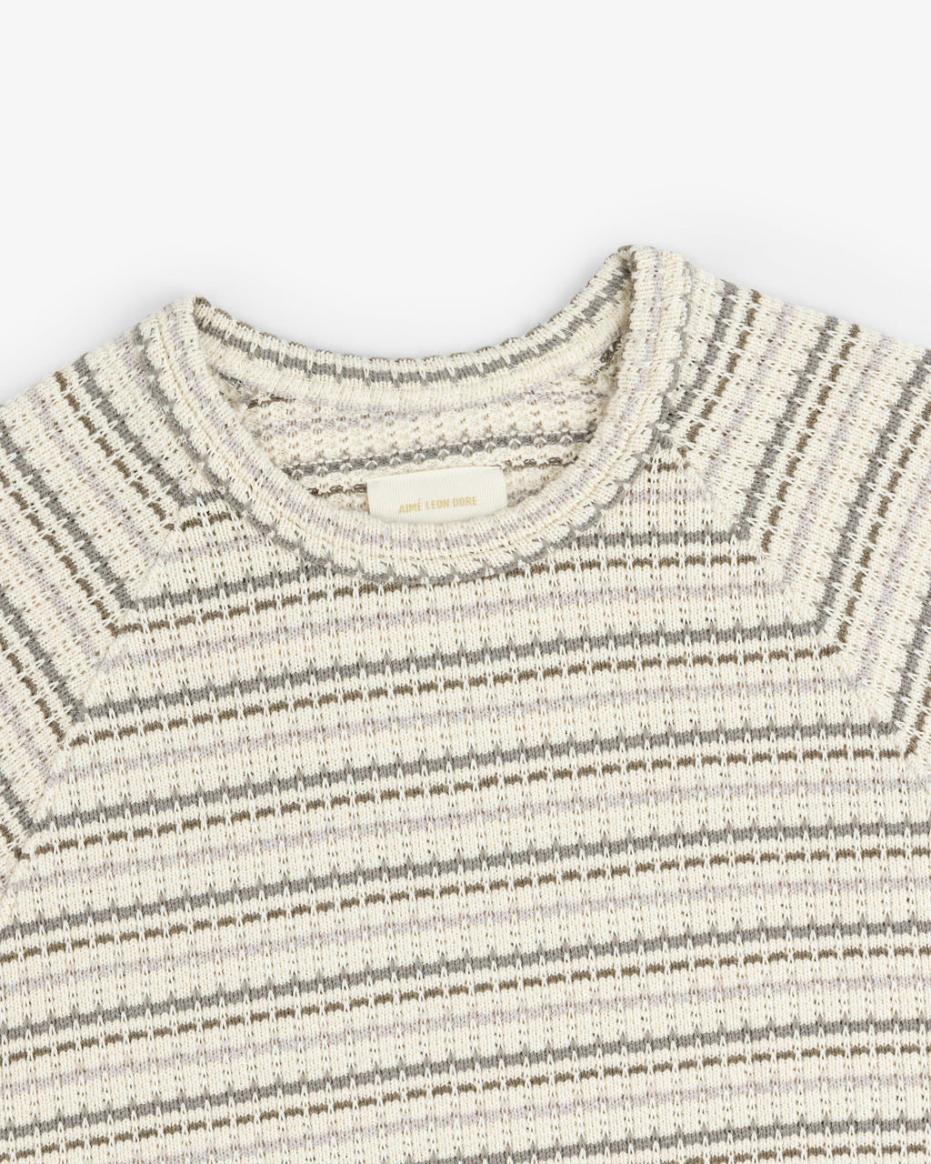 Jacquard Striped Tee