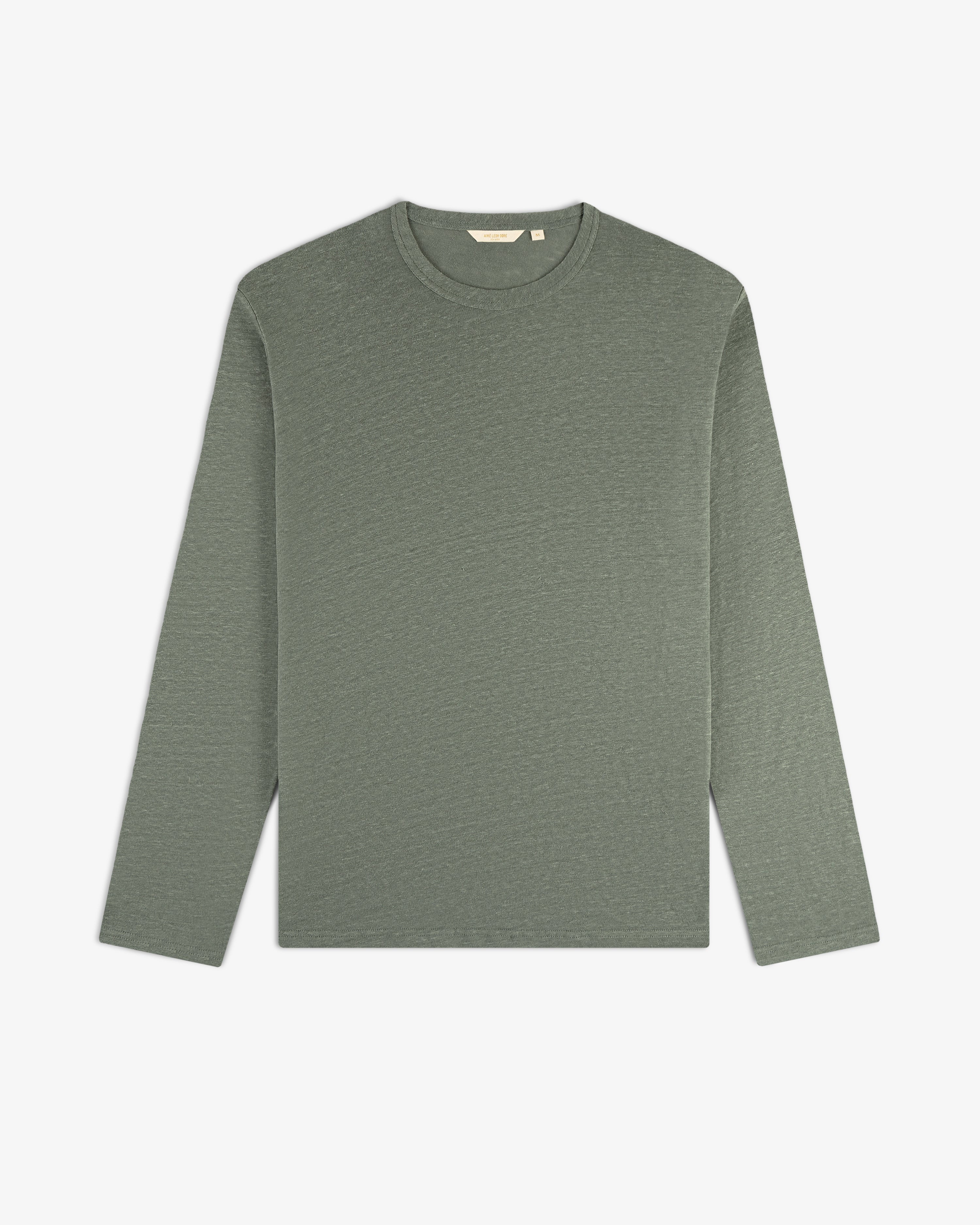 Long-Sleeve Linen Tee