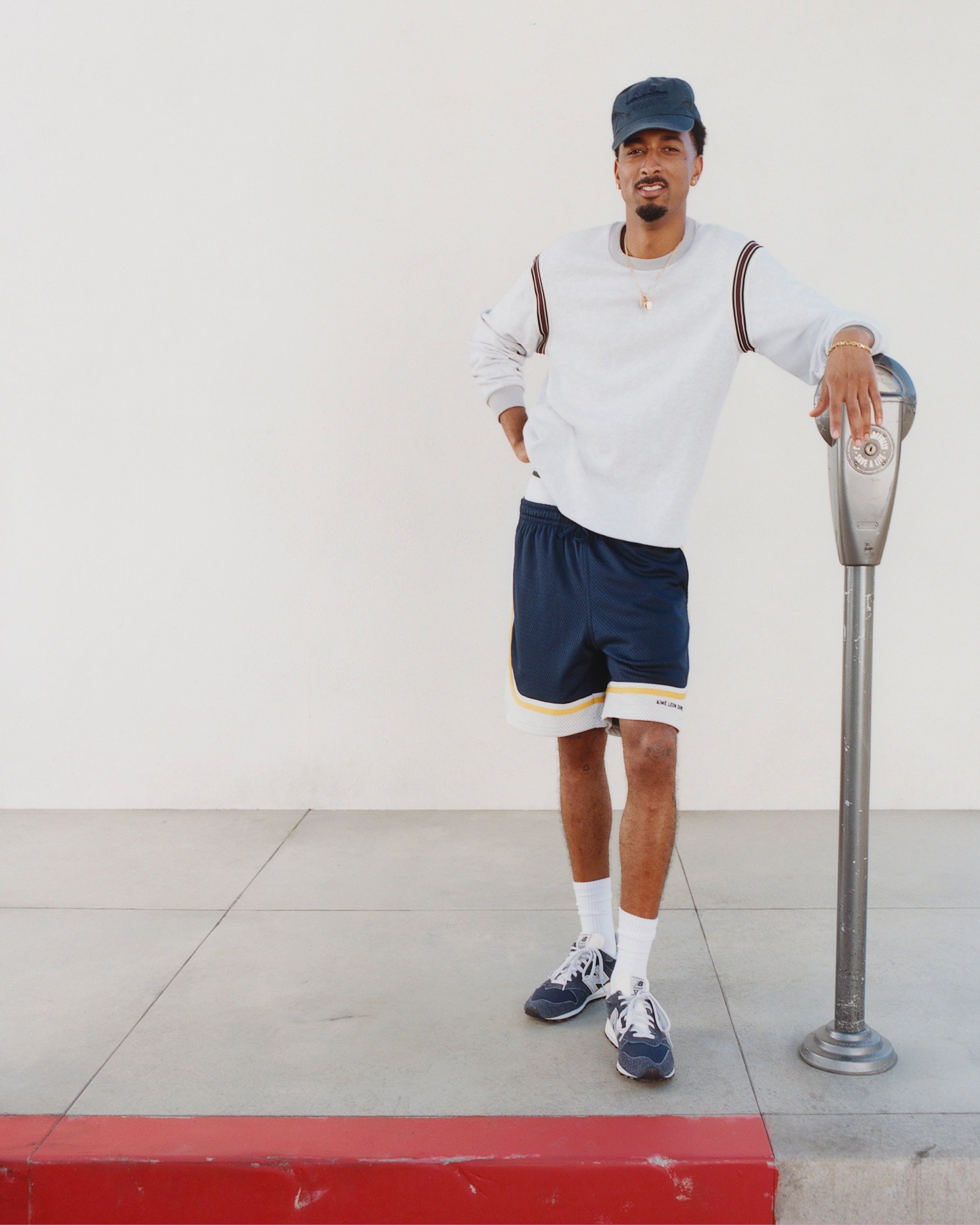 Colorblock Court Short