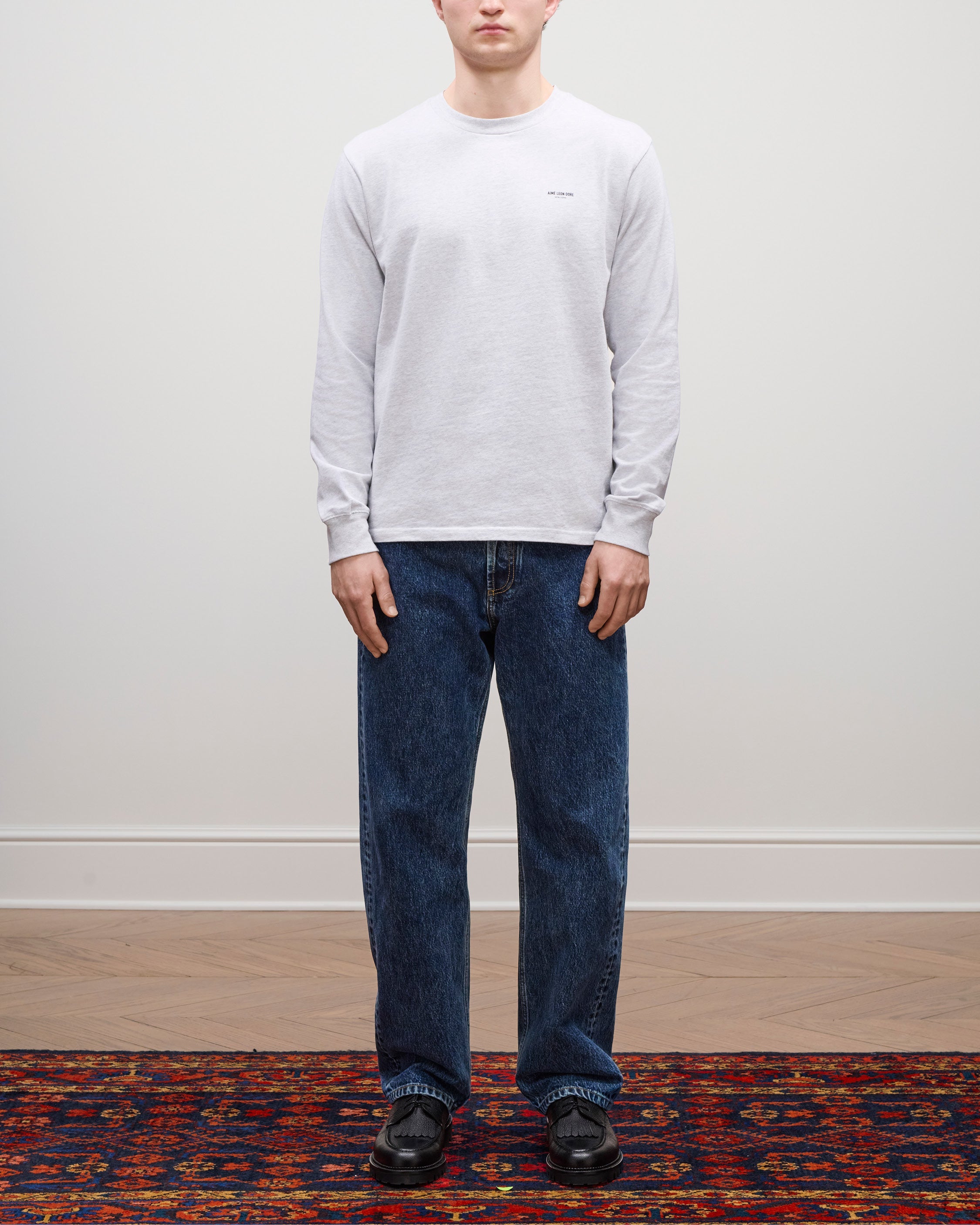 Long-Sleeve Micro Logo Tee